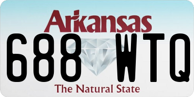 AR license plate 688WTQ