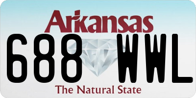 AR license plate 688WWL