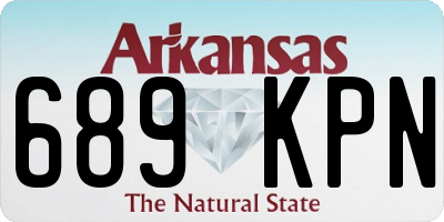 AR license plate 689KPN