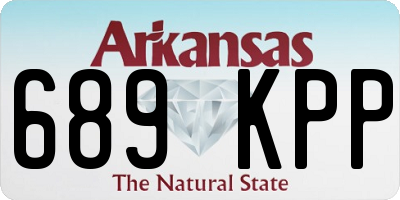 AR license plate 689KPP