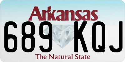 AR license plate 689KQJ