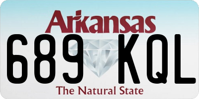 AR license plate 689KQL