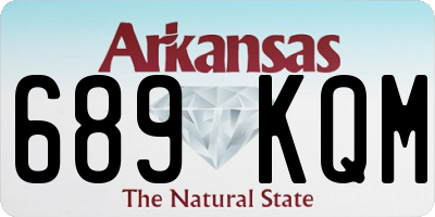 AR license plate 689KQM