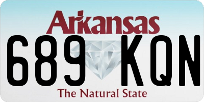 AR license plate 689KQN