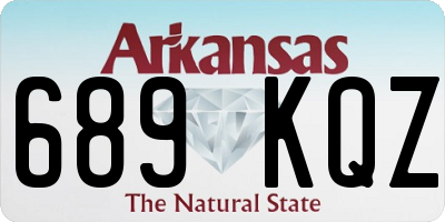 AR license plate 689KQZ
