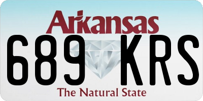 AR license plate 689KRS