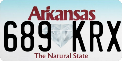 AR license plate 689KRX