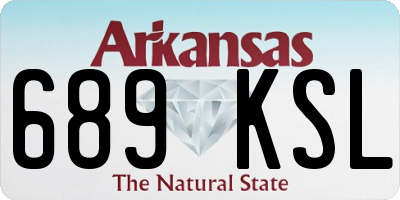AR license plate 689KSL