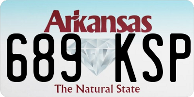 AR license plate 689KSP