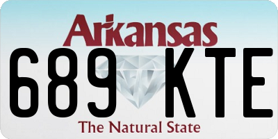 AR license plate 689KTE