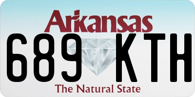 AR license plate 689KTH