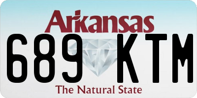 AR license plate 689KTM