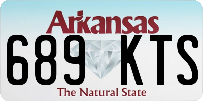 AR license plate 689KTS