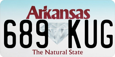 AR license plate 689KUG