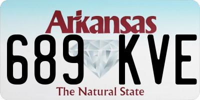 AR license plate 689KVE