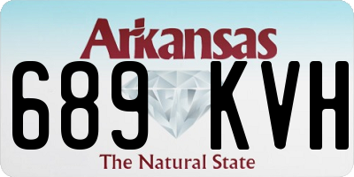 AR license plate 689KVH