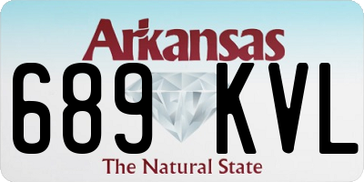 AR license plate 689KVL