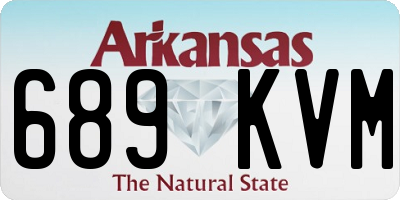AR license plate 689KVM
