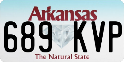 AR license plate 689KVP