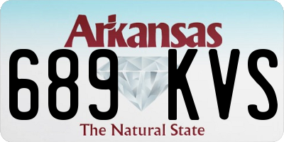AR license plate 689KVS