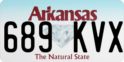 AR license plate 689KVX