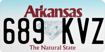 AR license plate 689KVZ