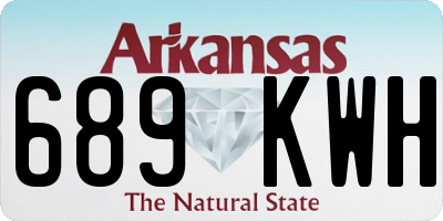 AR license plate 689KWH