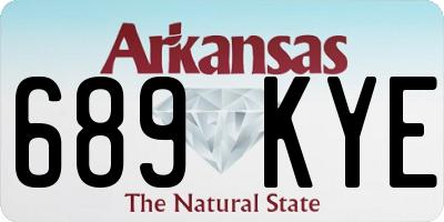 AR license plate 689KYE