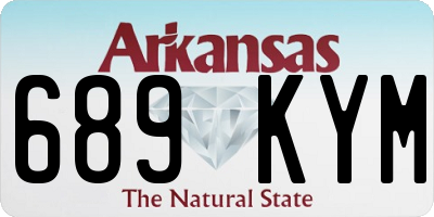 AR license plate 689KYM