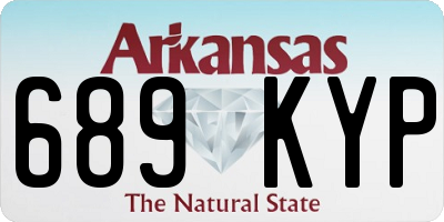 AR license plate 689KYP