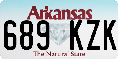 AR license plate 689KZK