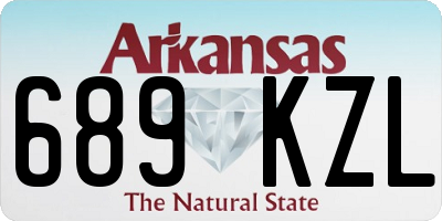 AR license plate 689KZL