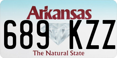 AR license plate 689KZZ