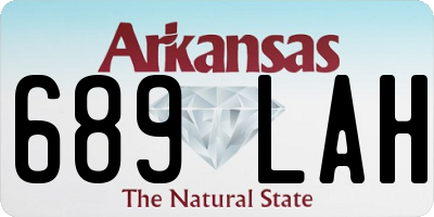AR license plate 689LAH
