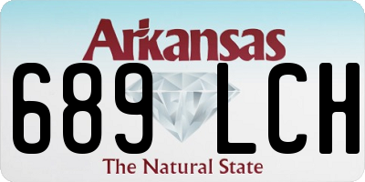 AR license plate 689LCH