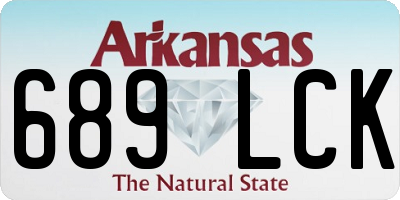 AR license plate 689LCK