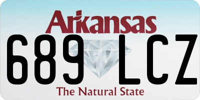 AR license plate 689LCZ