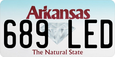 AR license plate 689LED
