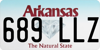 AR license plate 689LLZ