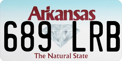 AR license plate 689LRB