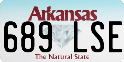 AR license plate 689LSE