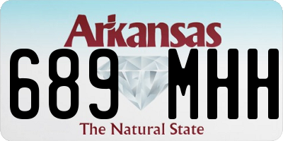 AR license plate 689MHH