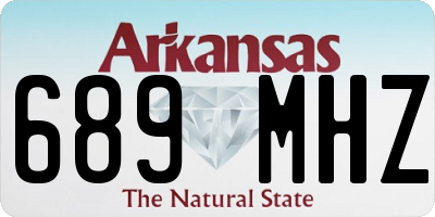AR license plate 689MHZ