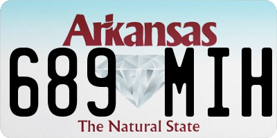 AR license plate 689MIH