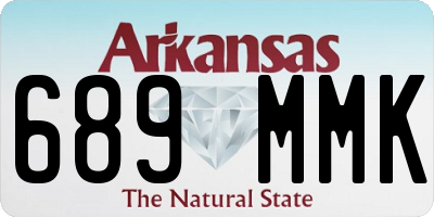 AR license plate 689MMK