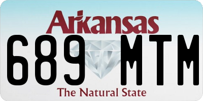 AR license plate 689MTM