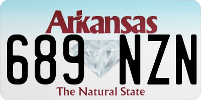 AR license plate 689NZN