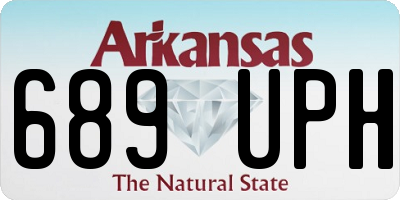AR license plate 689UPH