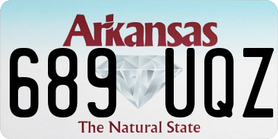 AR license plate 689UQZ