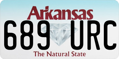AR license plate 689URC